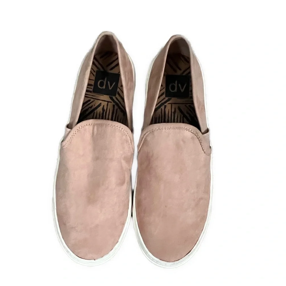 Dolce Vita Women’s Pink Suede Slip On Comfort Casual Sneakers- Size 7.5